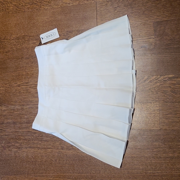 Cider Pleated Mini Skirt - Picture 1 of 3
